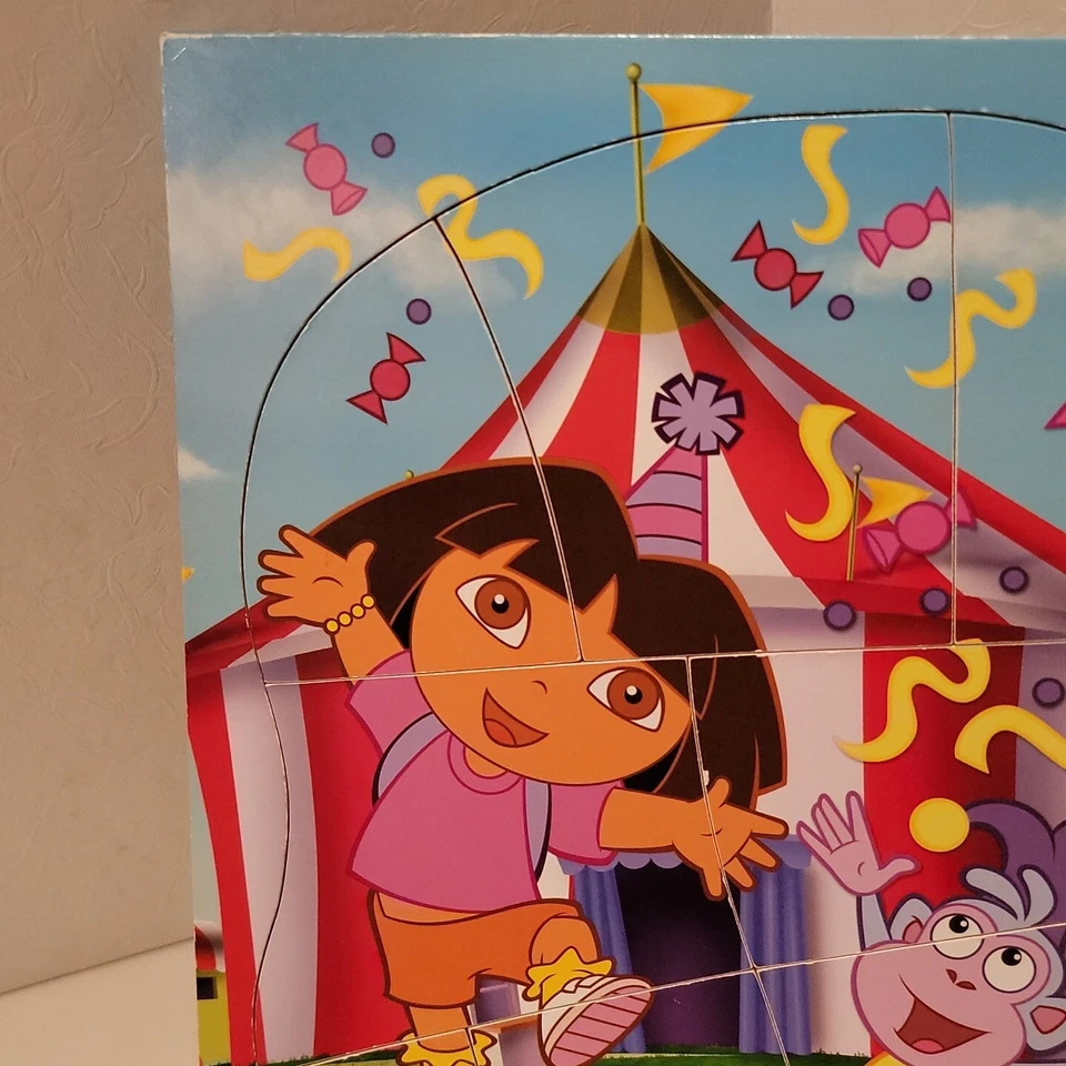 Rompecabezas de madera de 8 piezas Viacom Mattel Dora la Exploradora y Botas el Mono 2003 Foto 2 de 4