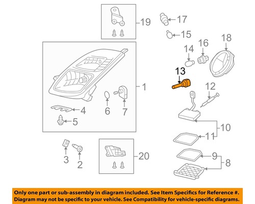 TOYOTA OEM 06-09 Prius-Headlight Headlamp Bulb 9098120029