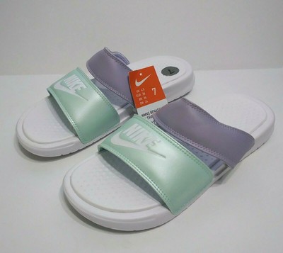 nike benassi purple