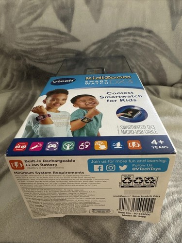 Reloj Inteligente VTech KidiZoom DX3 Azul Nuevo Sellado Niños Tecnología Nuevo - Imagen 16 de 16