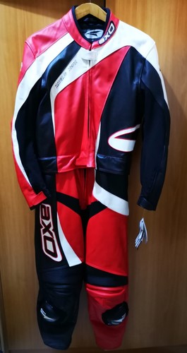 Tuta Moto In Pelle Divisibile - Axo Psycho Racing Tg. 52 | eBay