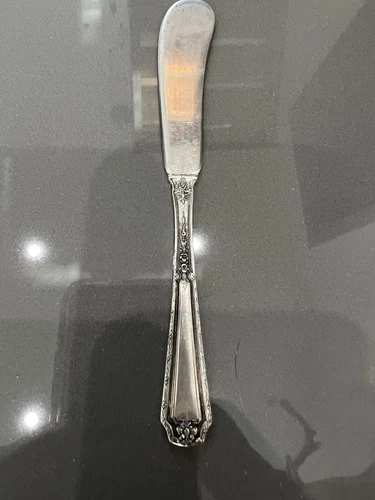 ANTIQUE STERLING SILVER BUTTER KNIFE PAT. 1924 Towle Silversmiths Louis XIV