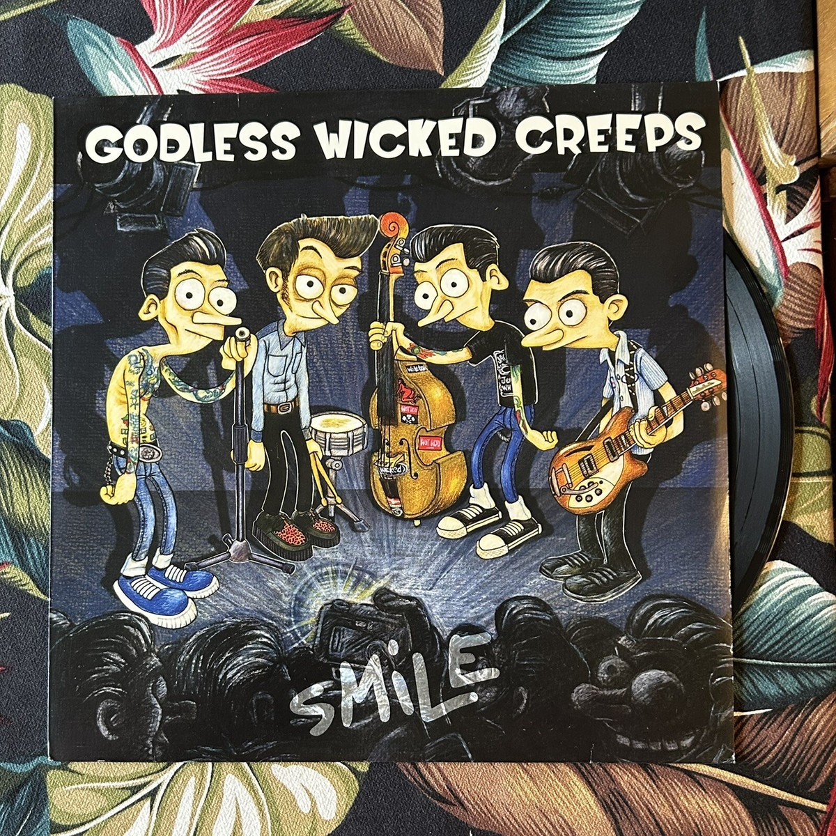 洋楽 yessama GODLESS WICKED CREEPS Godless Wicked Creeps ‎– Smile Psychobilly LP | eBay