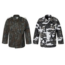 Army Jacke Military Combat US M65 Field Tree Bark Urban Camo USA Jagd Mantel