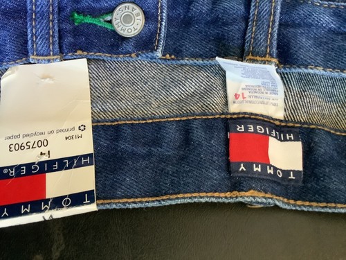 Tommy Hilfiger Freedom Jeans Boys Size 14 Blue Denim relaxed leg side stripe NEW - Picture 9 of 9