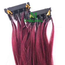 6A 10-30Inch 6D Pre-bonded Remy Human Hair Extensions 20gram 40 Strands 17 color