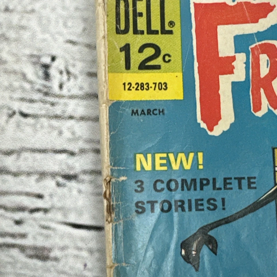 Frankenstein #4 1962 ¡El regreso del Sr. Freek! ¡Último número! Cómic Dell SIN CLASIFICAR Foto 3 de 4