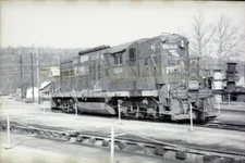 BO Baltimore & Ohio EMD GP9 Locomotive #6614 - c1970s - Vtg Railroad Negative