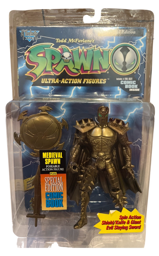 スポーン　Spawn Ultra-Action Figure 5 Weapons Special Edition Spawn Todd McFarlane Ultra Action Figure New