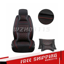 Us Red Pu Leather 5-seats Suv Front Rear Car Seat Cover Cushion Full Set Us Red Pu Leather 5-seats Suv Front Rear Car Seat Cover Cushion Full Set