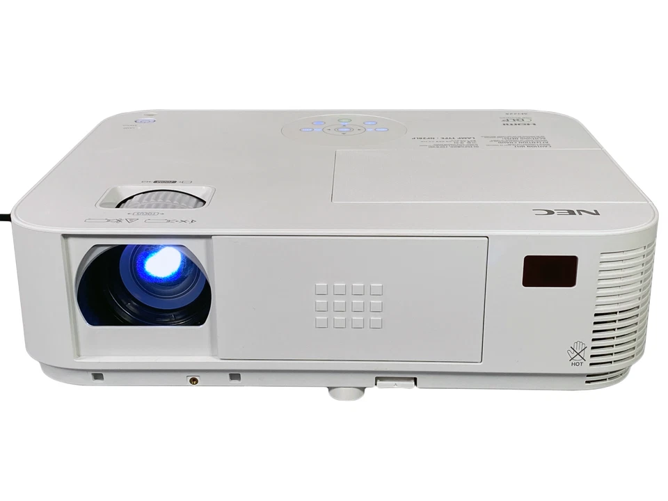 NEC NP-M322X DLP Projector 3200 ANSI Home Theater 3D HDMI 1080p w/Accessories - Image 3 of 4