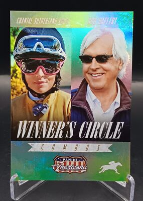 2015 Panini Americana Winner's Circle Combos Gold #4 Sutherland-Kruse/Baffert