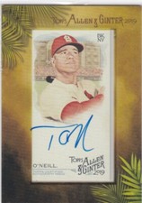 2019 Topps Allen & Ginter's Tyler O'Neil Autograph Auto Cardinals Free Shipping