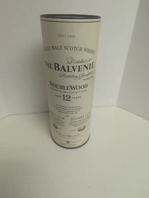 The Balvenie Distillery Single Malt Scotch Whiskey Empty Container Great Cond.