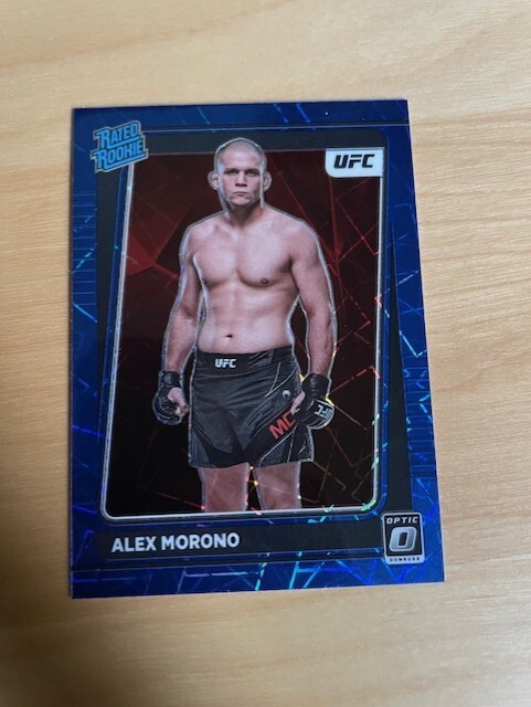 2022 Panini Donruss Optic UFC - Rated Rookie Blue Velocity #104 Alex Morono 🔥