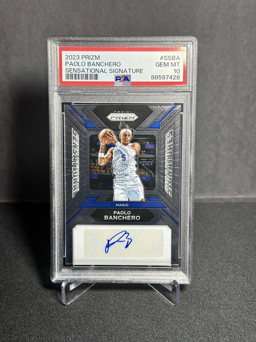 2023 Panini Prizm Paolo Banchero Sensational Signatures Auto 2023 Panini Prizm Paolo Banchero Sensational Signatures Auto
