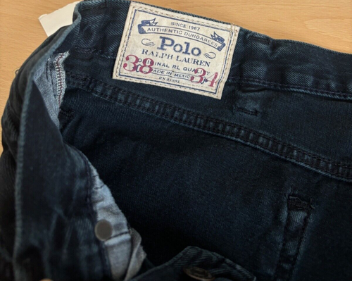 Polo Ralph Lauren Varick Slim Straight Royal Blue Denim Jeans 38 X 34 NEW & TAGS - Picture 16 of 21