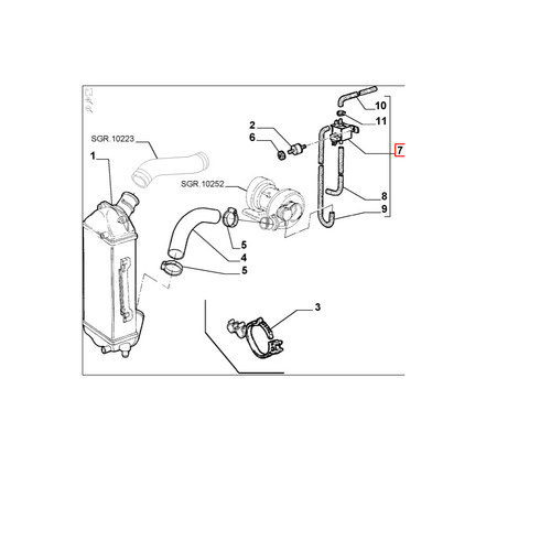 ELETTROVALVOLA SCAMBIATORE DI CALORE ALFA ROMEO 166 ORIGINALE 60564787 - Imagen 2 de 9