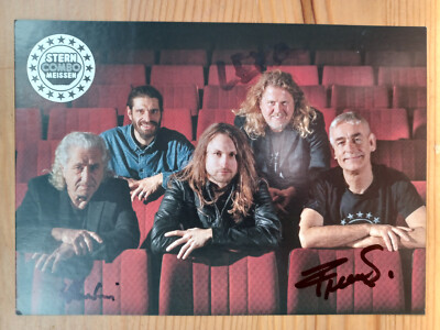 Stern Combo Meissen Original Hand Signed Autograph Card / Music T25