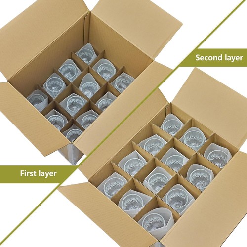 Durable 3-Set Moving Box Kit with Foam Pouches & Dividers - 16 x 12 x 13 in - Picture 8 of 9