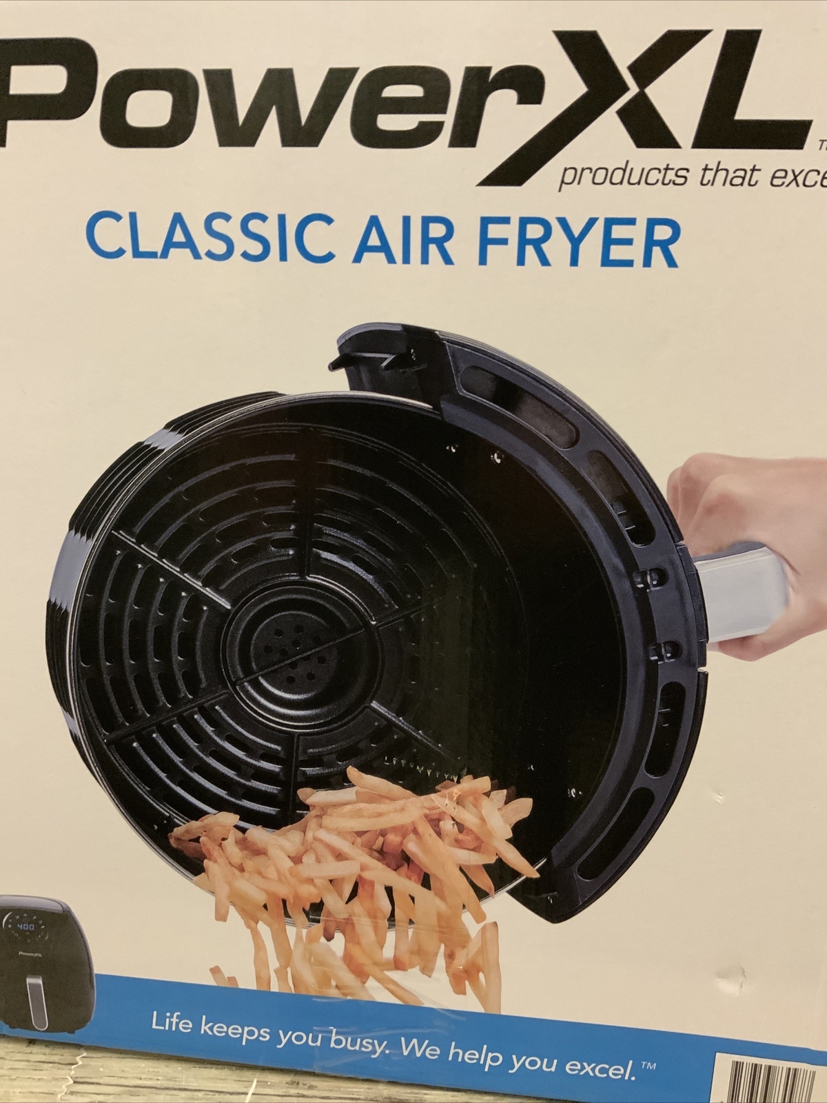 🍳 PowerXL 5qt Single Basket Air Fryer,Digital Touchscreen in Black (1