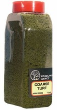 Woodland Scenics 1362 Turf Coarse BURNT GRASS 32 oz Shaker - NIB
