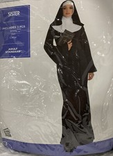 Halloween Women s 3 Piece Sister Sz. Standard. Fits Up To Sz. 12.