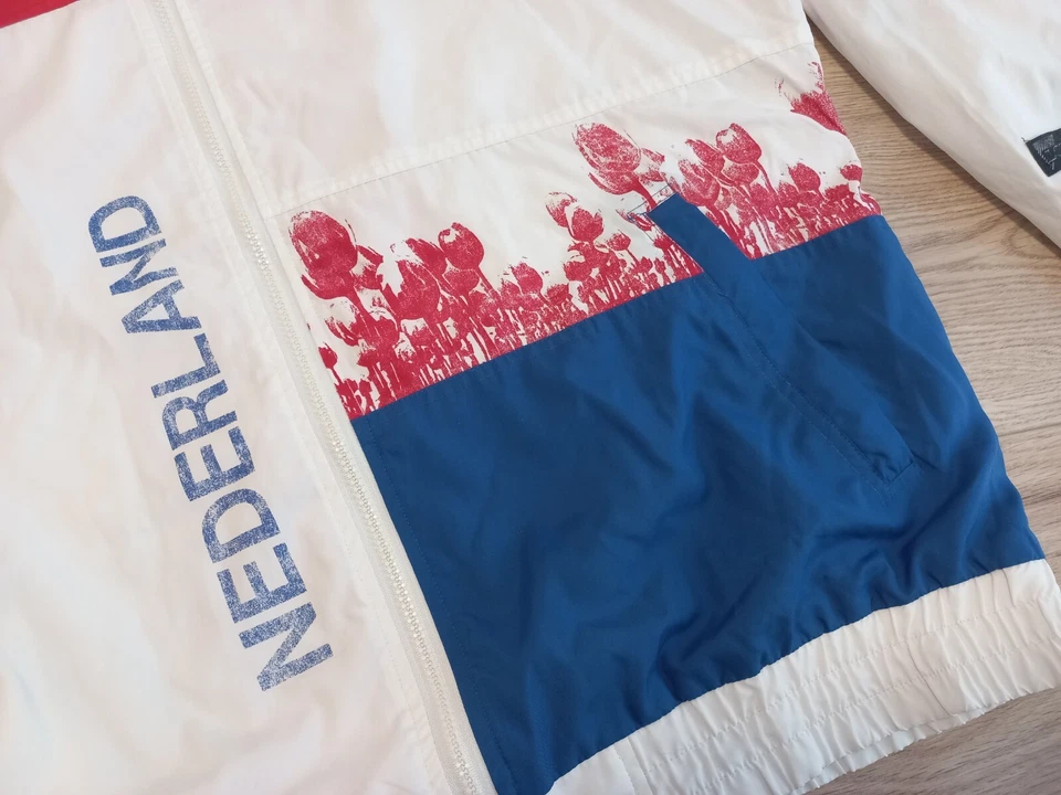 Винтажный 80-х/90-х годов Нидерландов олимпийской команды куртка Cruyff Sports футбол XXL - Изображение 4 из 4