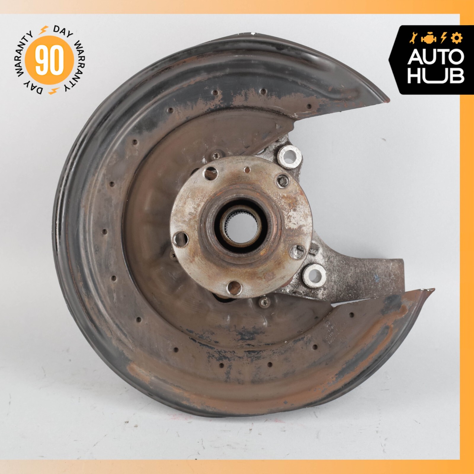 03-13 Bentley Continental GT Rear Left Driver Side Spindle Knuckle Hub OEM