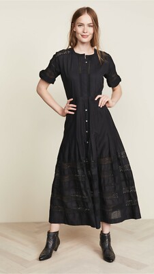 knee length dresses for ladies Circe Satin Lace Maxi Dress Black / XXL main image 1