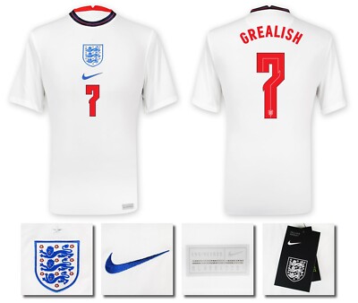 BNWT NIKE ENGLAND HOME EURO 2020 GREALISH 7 SHIRT MEN'S SIZE XXL