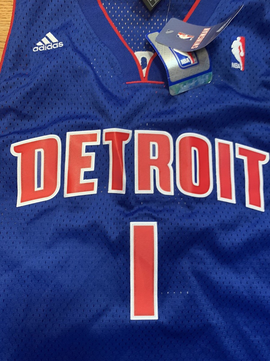 Allen Iverson Detroit Pistons NBA公式ジャージ Detroit Pistons NBA Basketball Jersey #1 Allen Iverson