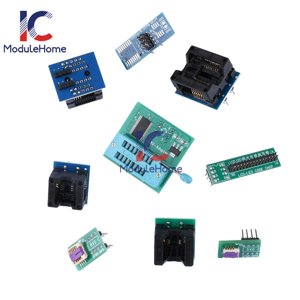 EZP2023 High-Speed USB SPI Programmer+15 Adapters For 24 25 93 95 EEPROM 25Flash - Image 3 of 4