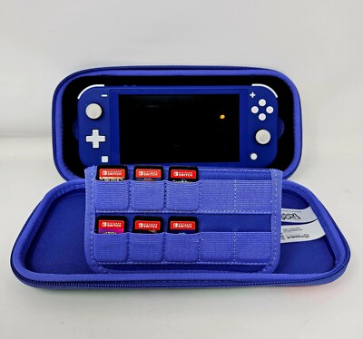 NINTENDO SWITCH LITE CONSOLE PURPLE WITH 6 GAMES | eBay