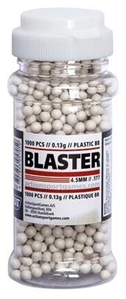 0,13g Blaster Rundkugeln Kunstoff Plastik Kugeln 4,5mm .177 