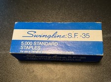 Swingline Standard Staples S.F. -35 Box, Vintage