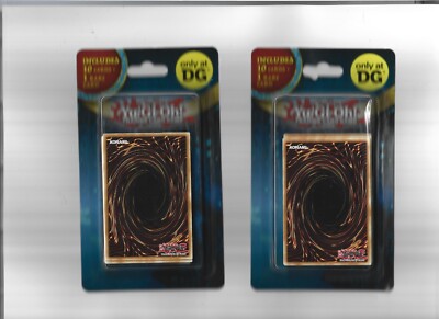 YU-GI-OH! CARDS LOT (2) SHONEN JUMP (10) cards per pack PLUS BONUS RARE CARD