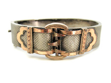 Original ART DECO Gürtel Armreif 800er Silber vergoldet Rarität Sammlerstück RAR