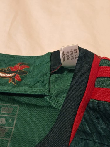 Adidas Mexico Men HomE authentic Jersey XL World Cup 2022 Qatar - Picture 6 of 8