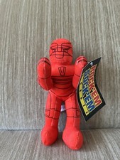 Brand New ROCK  EM SOCK  EM ROBOTS ROBOT PLUSH 9  RED Toy Factory RARE