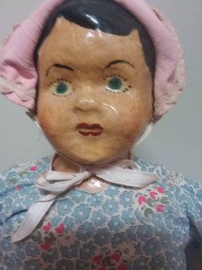 antique paper mache dolls