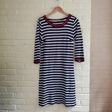 Talbots Striped Cotton Dress Size Medium