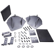 Heavy Duty Snow Plow Pro-wing Blade Extenders Extensions Assembly For Pw22