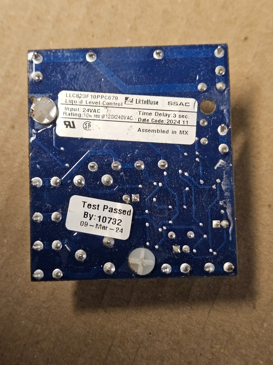 Raypak 002-1310 LLC823F10PPC679 Liquid Level Control Board #P821