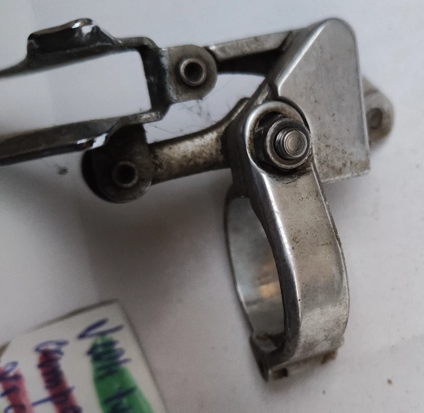 CAMPAGNOLO 胜利前 DERAILLEUR 状况良好 DERAGLIATORE BICI 复古 — 第 3/4 张图片