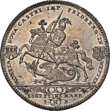 Germany 1766 Friedberg Thaler NGC AU58