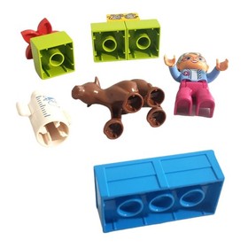 Lego Duplo 10521 Baby Calf 2014 All 9 blocks No Box/Manual
