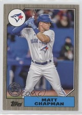 2022 Topps Update 1987 Topps Baseball Gold 24/75 Matt Chapman #87TBU-49 z1r