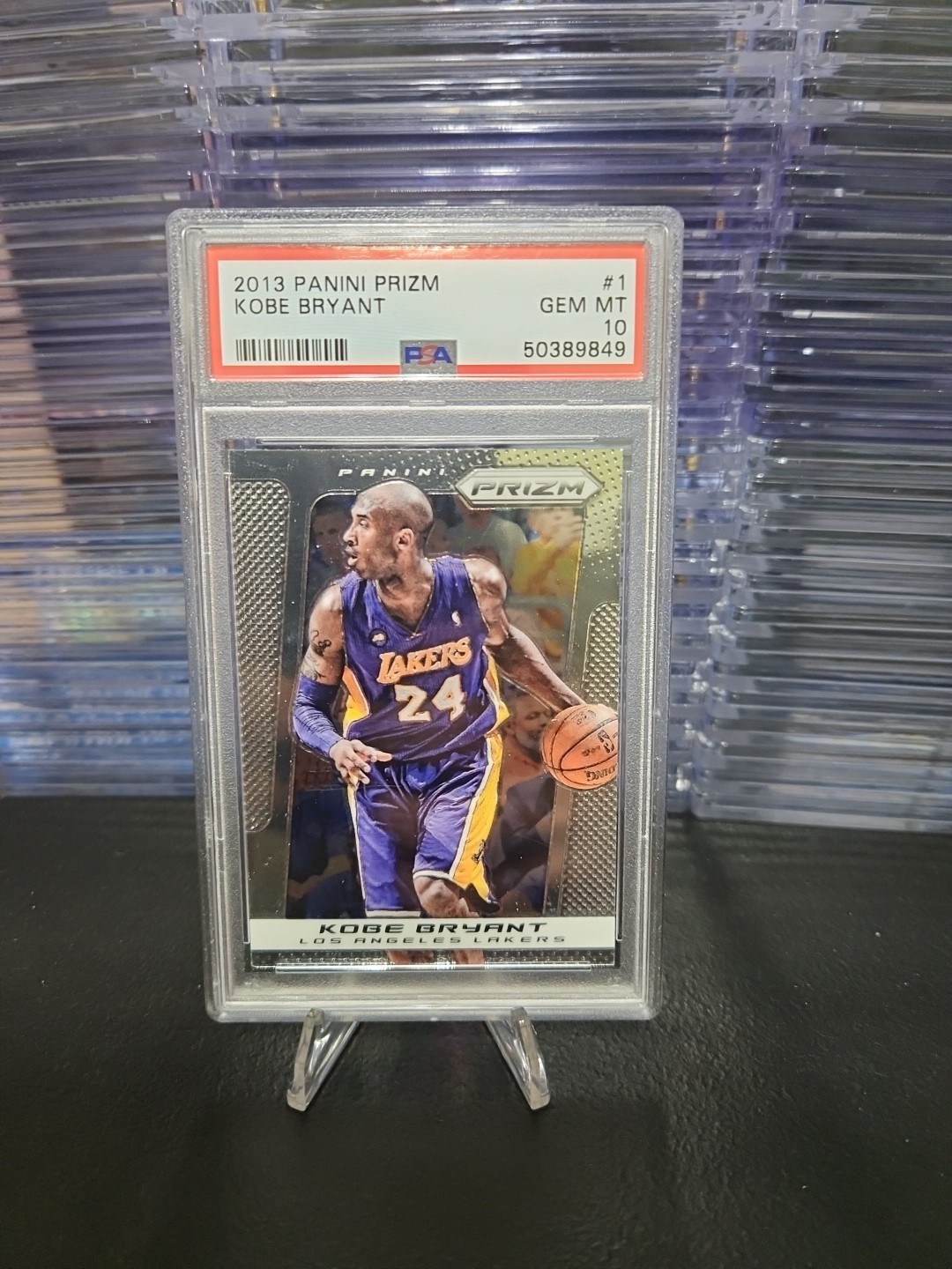 KOBE BRYANT 2013 PANINI PRIZM PSA GEM MINT 10!!!