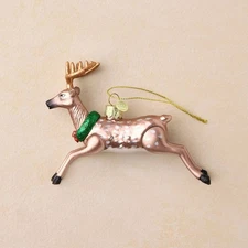 John Derian for Target Glass Deer Ornament 2025